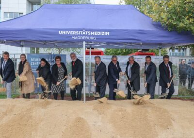 Spatenstich zum Neubau Campus Zentralklinikum Magdeburg