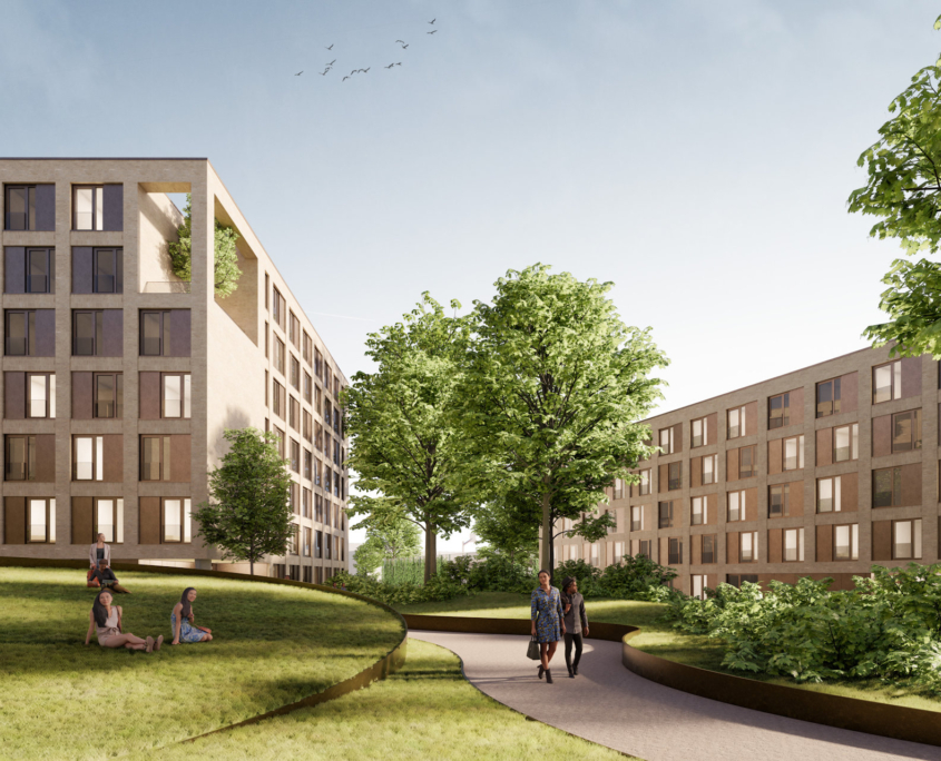 FIN Wohncampus Magdeburg - Außenansicht